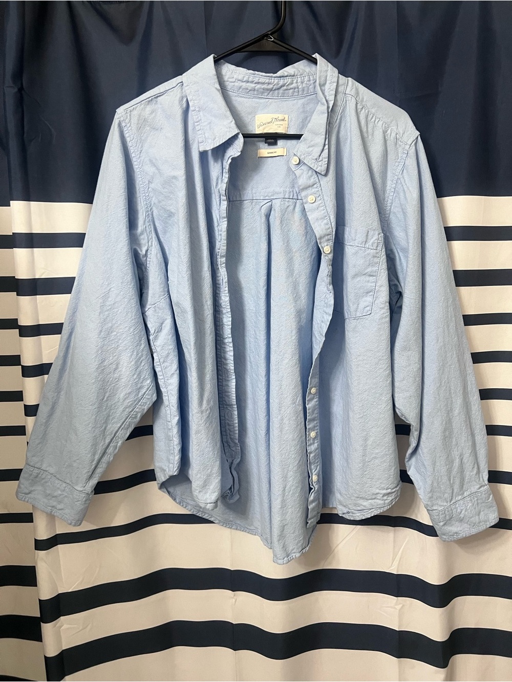 Light Blue Button-Up Shirt